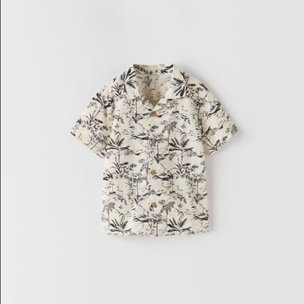 Zara Kids Hawaiian Floral Shirt